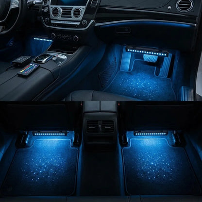 Lumini Ambientale Portabile 2 în 1 – 7 Culori RGB, Telecomandă și Încărcare USB