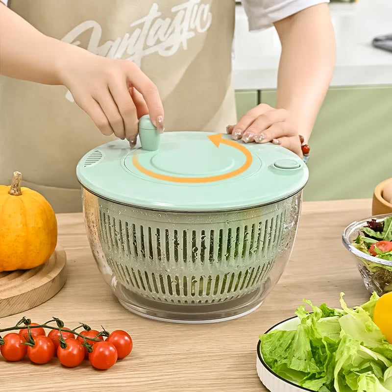 Set Multifuncțional pentru Spălare, Uscare și Feliere Legume – 5L