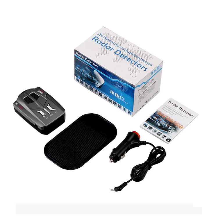 Detector Radar Auto Full Band cu Alerte Vocale și Ecran LED V9