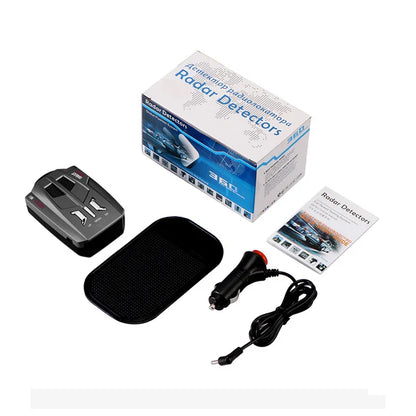 Detector Radar Auto Full Band cu Alerte Vocale și Ecran LED V9
