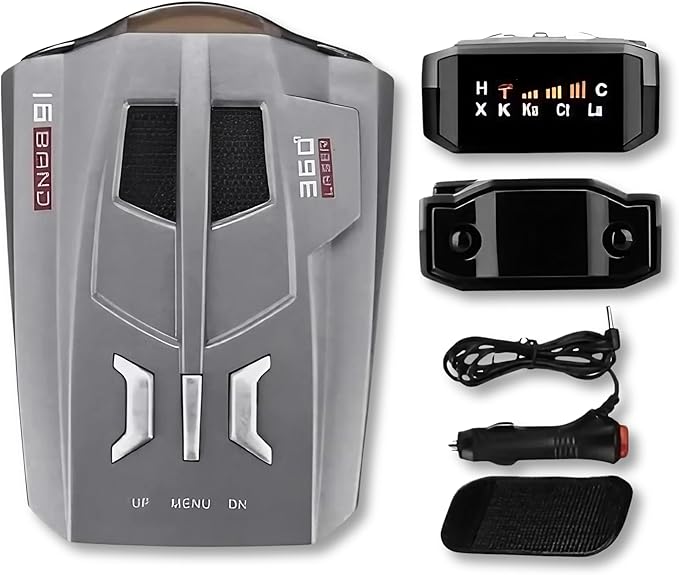 Detector Radar Auto Full Band cu Alerte Vocale și Ecran LED V9