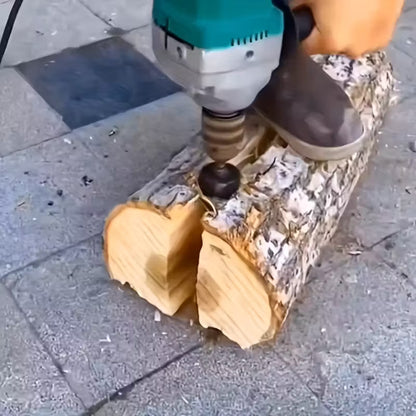 Burghiu WOODSPLITTER™ pentru crăpat lemne 1+1 GRATUIT