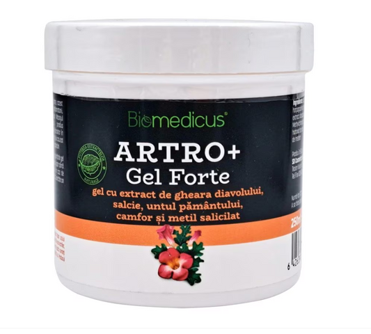 Gel Biomedicus Artro+ Forte pentru Masaj Terapeutic – 250 ml
