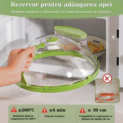 Capac pentru Cuptorul cu Microunde – Protecție Anti-Stropire
