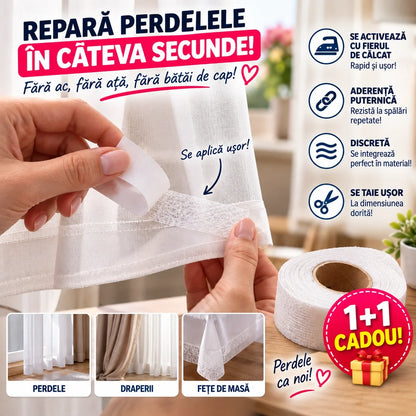 Bandă Textilă Albă - 1+1 🎁 GRATIS