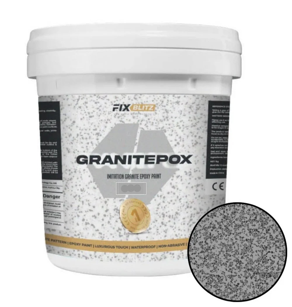 GRANITEPOX – Vopsea / sapa epoxidica cu imitatie de granit 1KG