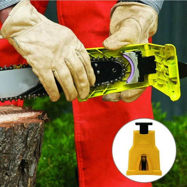 Dispozitiv portabil pentru ascuțirea lanțului de drujbă – 14”, 16”, 18” și 20”