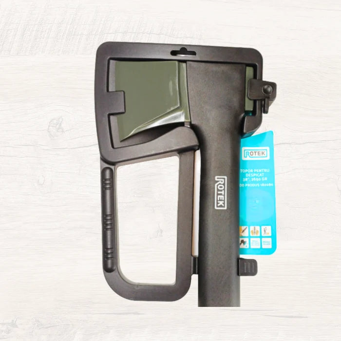 Topor profesional pentru despicat lemne – 97 cm, 2,6 kg, oțel carbon forjat